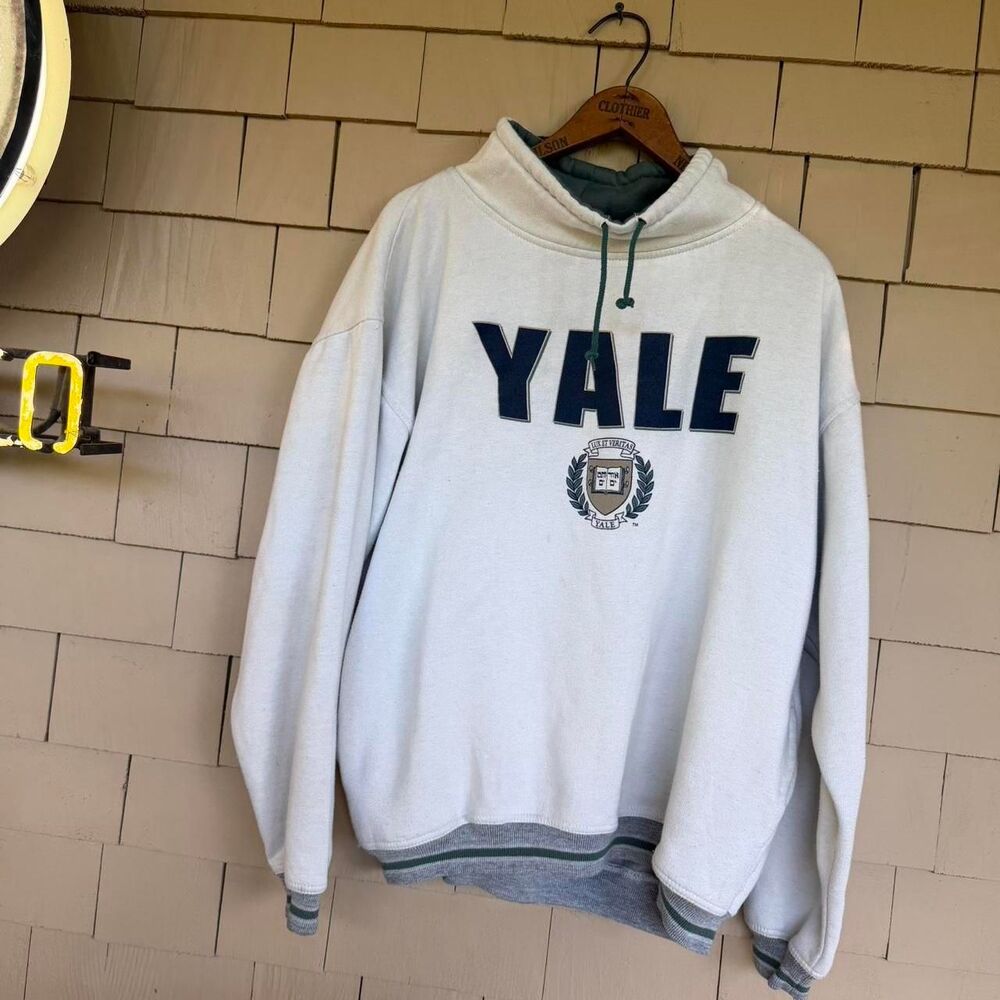 Unbranded Men's Grey and White Hoodie